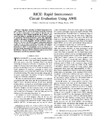 RICE Rapid Interconnect Circuit Evaluation Using AWE.pdf